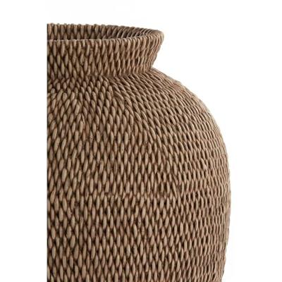 Light & Living Vaas 'Vendie' 28cm hoog, kleur Bruin