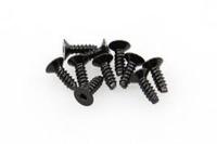 M2.6x8mm Hex Socket Tapping Flat Head (Black) (10pcs) (AXA0413) - thumbnail