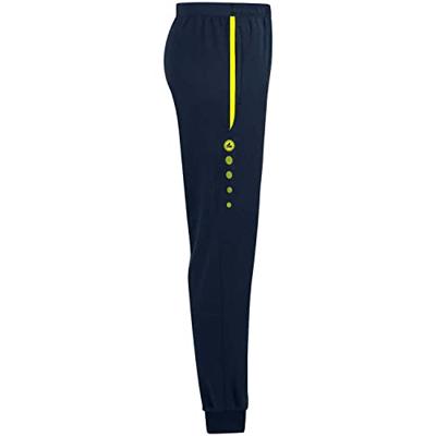 JAKO 6589 Vrijetijdsbroek Allround - Marine/Fluogeel - S
