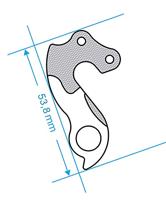 Union derailleurpad gh-043 met schroefset m4x0.7 - thumbnail