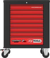 KS Tools 8731008 Werkplaatswagen Plaatstaal Kleur (specifiek): Zwart, Rood - thumbnail