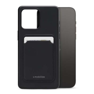 Mobilize Rubber Gelly Card Case Apple iPhone 14 Pro Max Matt Black
