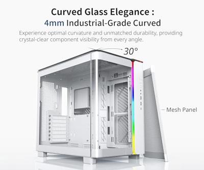 Montech KING 95 Midi-Tower Tempered Glass ARGB Wit