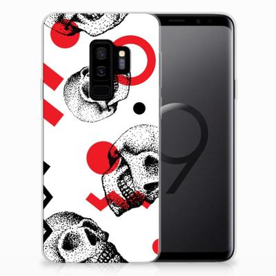 Silicone Back Case Samsung Galaxy S9 Plus Skull Red Silicone Back Case Samsung Galaxy S9 Plus Skull Red
