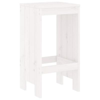 3-delige Barset massief grenenhout wit