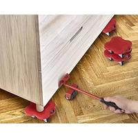 TOOLCRAFT TO-7753734 Meubel-transportroller Laadvermogen (max.): 400 kg - thumbnail