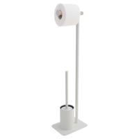 Toiletbutler - Toiletrolhouder / Toiletborstel met houder vrijstaand Sealskin Brix Wit - thumbnail