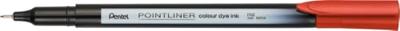Fineliner pentel pointliner s40-b fijn rood