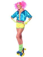 Jaren 80 Skater kostuum dames - thumbnail