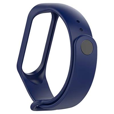 Xiaomi Mi band 3 / 4 / 5 / 6 / 7 bandje OneColor - Navy blauw Xiaomi Mi band 3 / 4 / 5 / 6 / 7 bandje OneColor - Navy blauw