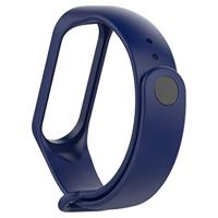 Xiaomi Mi band 3 / 4 / 5 / 6 / 7 bandje OneColor - Navy blauw - thumbnail