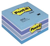 Post-it Plaknotitiekubus 2028B 76 mm x 45 mm Pastelblauw 450 vellen - thumbnail