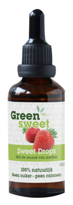Stevia vloeibaar aardbei 50ml - thumbnail