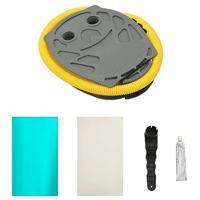 VidaXL Gymnastiekrol met pomp opblaasbaar 120x75 cm pvc groen - thumbnail