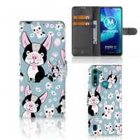 Motorola G8 Power Lite | Telefoonhoesje | Met pasjeshouder | Hondjes - thumbnail