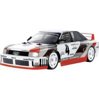 Tamiya 1:10 RC auto Elektro RC Audi 90 quattro Racing Lac.TT-02 Wit, Smoke 4WD TT-02 2,4 GHz Gelakt - thumbnail