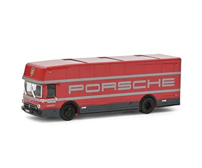 Schuco 452668000 H0 Vrachtwagen Mercedes Benz Raceautotransporter Porsche
