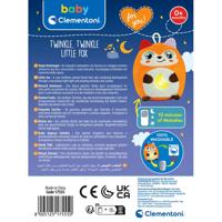 Clementoni baby twinkle winkle kleine vos knuffel nachtlamp - thumbnail
