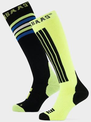 Poederbaas Striped Ski Sokken 2-pack