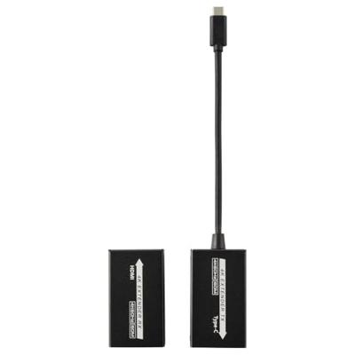 SpeaKa Professional SP-TPCE-500 HDMI-extender USB-C (DP Alt Mode) Via netwerkkabel RJ45 60 m