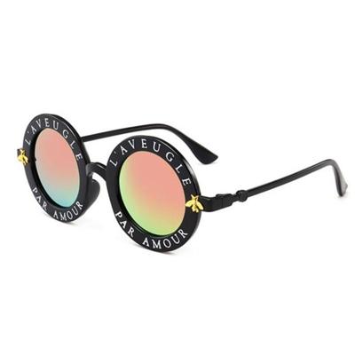 Vrouwen Vintage ronde Frame verloop tinten Sun Glasses(Orange) Vrouwen Vintage ronde Frame verloop tinten Sun Glasses(Orange)