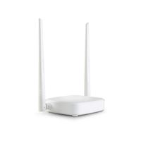 Tenda N301 WLAN-router voor aansluiting op de kabel-/DSL of glasvezelmodem (300 Mbit/s via WLAN, 3x LAN-poorten, WPS, voor 4K/HD Videostreaming & online games), wit - thumbnail