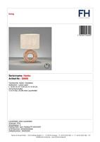 Fischer & Honsel SchemerlampHanke met keramieken voet - 50609 - thumbnail