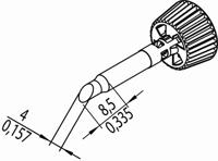 Ersa 0142ADLF40/SB Soldeerpunt Schuin Grootte soldeerpunt 4 mm Inhoud: 1 stuk(s) - thumbnail