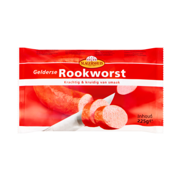 Slagershuis Gelderse Rookworst 225 g bij Jumbo