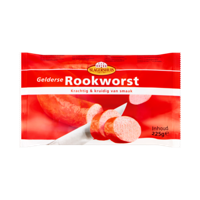 Slagershuis Gelderse Rookworst 225 g bij Jumbo - thumbnail