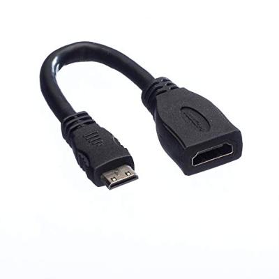 VALUE Monitorkabel HDMI High Speed met Ethernet, HDMI Female - Mini HDMI Male, 0,15 m VALUE Monitorkabel HDMI High Speed met Ethernet, HDMI Female - Mini HDMI Male, 0,15 m