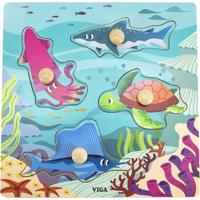 VIGA puzzel met knoppen, h: 26 mm, l: 22 cm, b: 22 cm, 1 stuk - thumbnail