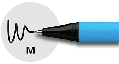 10x Schneider Slider Edge M balpen zwart - thumbnail