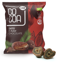 Cocoa Dadels met Pure Chocolade RAW - thumbnail