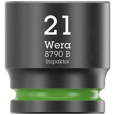 Wera 8790 B Impaktor 05005511001 Dop (zeskant) Dopsleutelinzetstuk 21 mm 1 stuks 3/8 Wera 8790 B Impaktor 05005511001 Dop (zeskant) Dopsleutelinzetstuk 21 mm 1 stuks 3/8