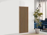 Wandpaneel CELESTINO 146x55 cm zwart/wotan eik - thumbnail