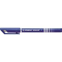 STABILO SENSOR, Fineliner, Fijn 0.3 mm, Met Meeverende Schrijfpunt- blauw, per stuk - thumbnail