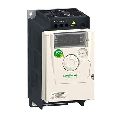 Schneider Electric Frequentieomvormer ATV12 1-fase 100/120VAC 50/60Hz 0.37kW 2.4A IP20