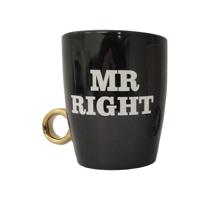 Porseleinen mokken Mr Right & Mrs Always Right - thumbnail