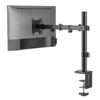 Maclean bureausteun voor LCD-monitor, 17-32", 9kg, VESA 75x75 en 100x100 dubbele arm, MC-753N - thumbnail