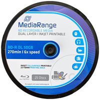 MediaRange MR510 Lees/schrijf blu-ray disc BD-R DL 50 GB 25 stuk(s) - thumbnail