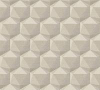 AS Creation Nara - Beige - Hexagon - 387485 - thumbnail