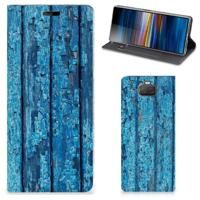Sony Xperia 10 Book | Wallet Case | Wood Blue - thumbnail