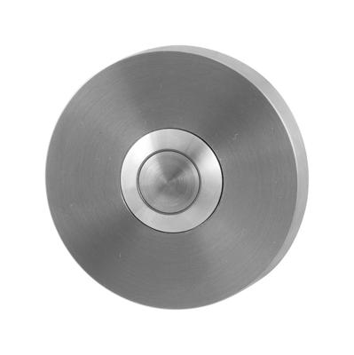 GPF beldrukker rond 50x8mm met rvs button GPF beldrukker rond 50x8mm met rvs button