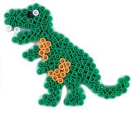 Hama strijkkralenbordje - dino - thumbnail
