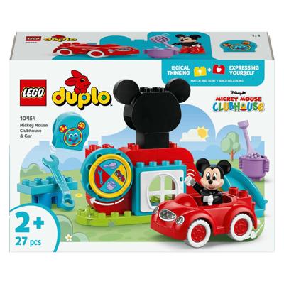 Lego Duplo 10454 Disney Mickey Mouse Clubhuis en Auto Lego Duplo 10454 Disney Mickey Mouse Clubhuis en Auto