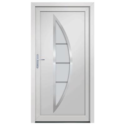 Voordeur 98x208 cm PVC wit