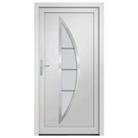 Voordeur 98x208 cm PVC wit - thumbnail