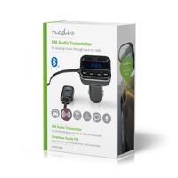 FM-Audiotransmitter voor Auto | Gefixeerd | Handsfree bellen | 0.8 " | LED-Scherm | Bluetooth® | QC 3.0 / 5.0 V DC / 1.0 A | Snelladen | Google Assistant / Siri | Zwart - thumbnail