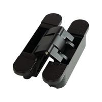 Argenta invisible scharnier Neo M-6 - 140 x 28 mm omber zwart - thumbnail